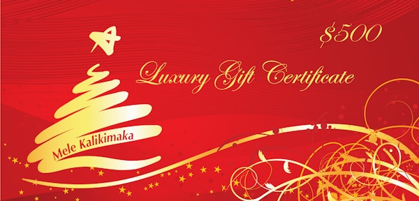 $500 Gift Certificate - $500 Gift Certificate towards a personal photo session and custom artwork designed by Tina Mahina.