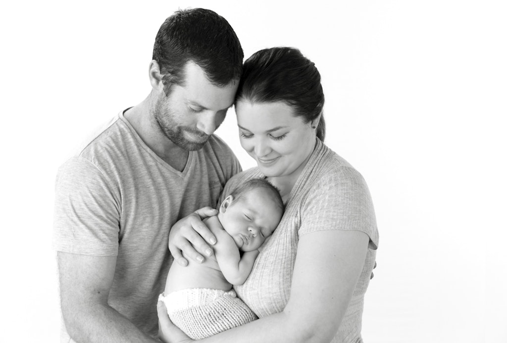 newborn family portrait